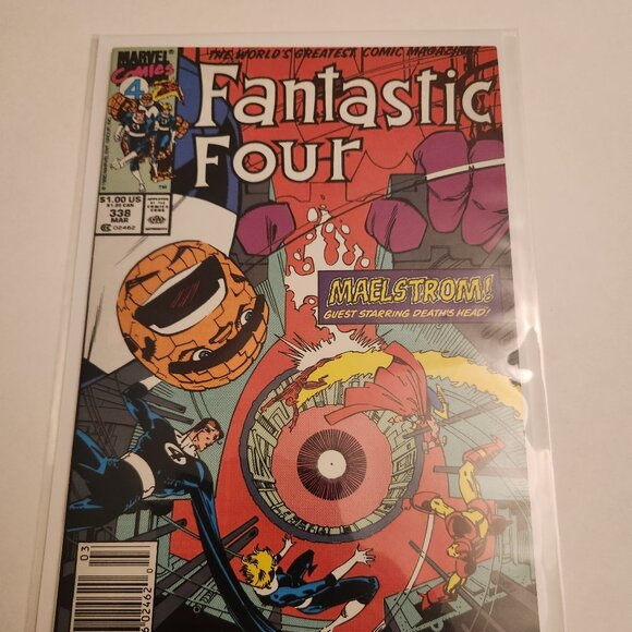 Fantastic Four #338 (1990) Marvel Comics Iron Man & Thor Ms. Marvel Newstand NM - Picture 13 of 14